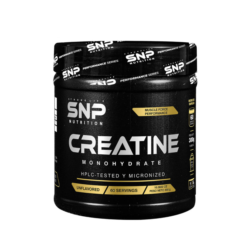 Creatina Monohidrato Micronizada 100 % Pura – 300 g (60 Servicios de 5 g)