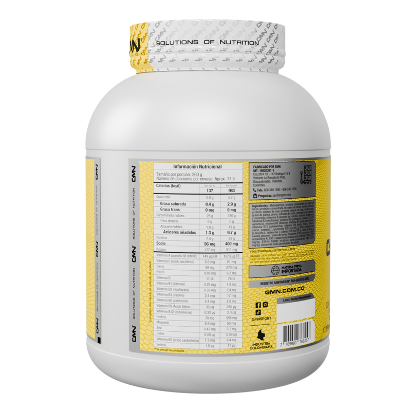 Proteína Super Mega Gainer de 10 libras Nueva Fórmula para Ganar Masa Muscular - Imagen 3