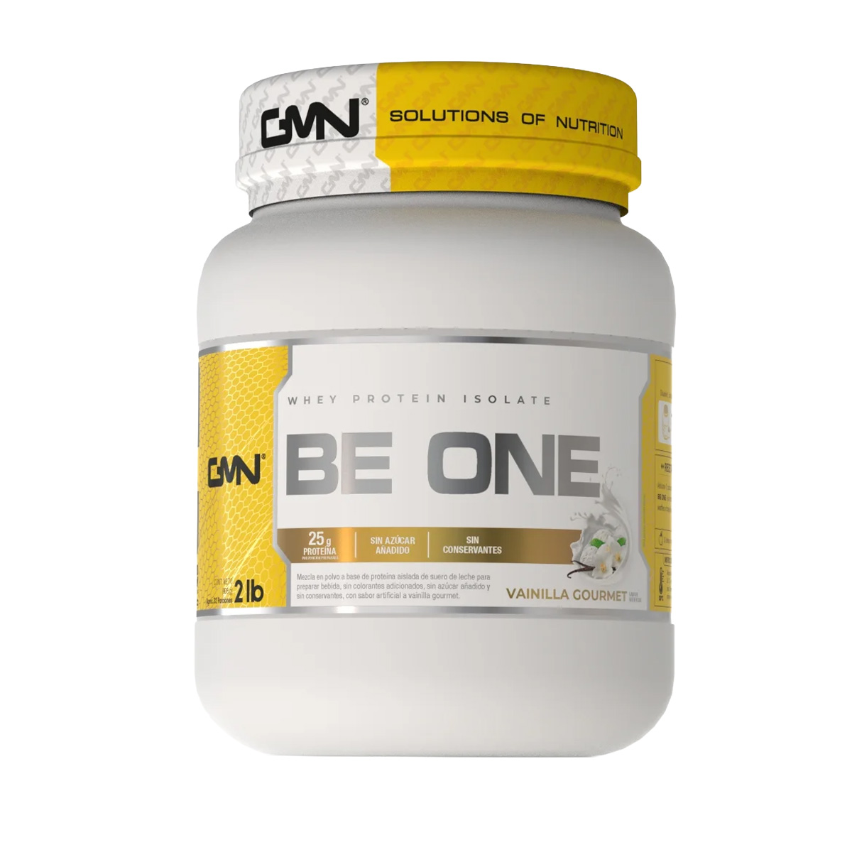 Proteína Be One 2 lb – Proteína Aislada de Suero (WPI) con Sabor Vainilla Gourmet | Alta Pureza y Solo 105 Calorías