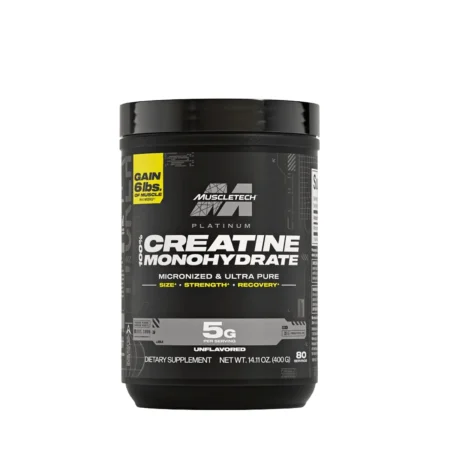 Creatina Platinum Muscletech 400 g – 80 Servicios
